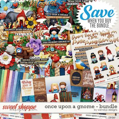 Once upon a gnome - Bundle by WendyP Designs