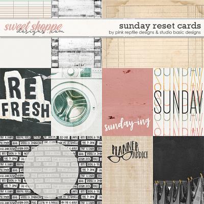 Sunday Reset Cards by Pink Reptile Designs & Studio Basic