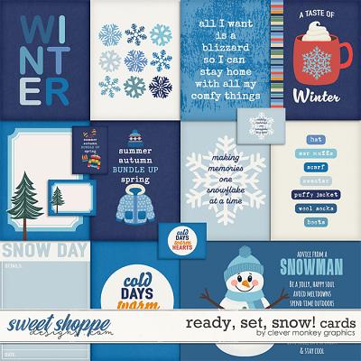Ready, Set, Snow! Cards by Clever Monkey Graphics 