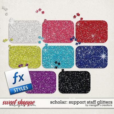 Scholar: Support Staff Glitters by Meagan's Creations