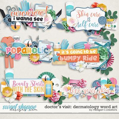 Doctor's Visit: Dermatology Word Art by Meagan's Creations