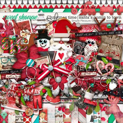 Christmas time | santas comin to town kit: simple pleasure designs by Jennifer Fehr
