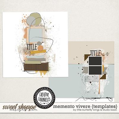 Creative Chronicles: Memento Vivere Templates by Little Butterfly Wings & Studio Basic