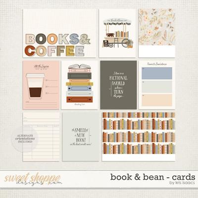 Book & Bean | Journal Cards - by Kris Isaacs Designs