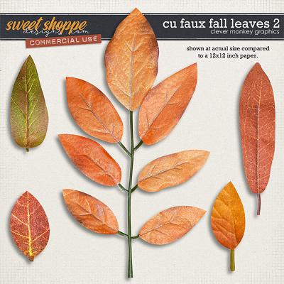 CU Faux Fall Leaves 2 by Clever Monkey Graphics  