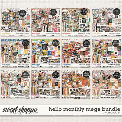 Hello Monthly: MEGA bundle by Amanda Yi