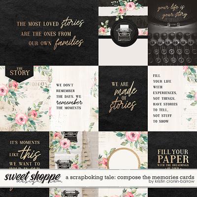 A Scrapbooking Tale: Compose the Memories Cards by Kristin Cronin-Barrow