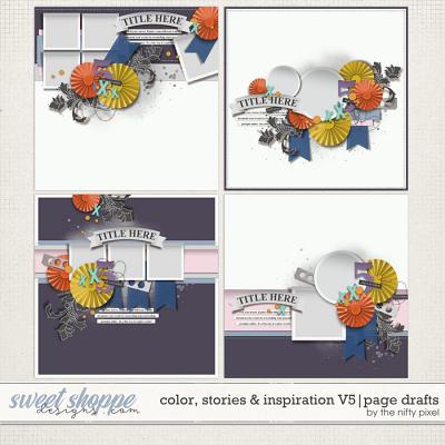 COLOR, STORIES & INSPIRATION V.5 | PAGE DRAFTS by The Nifty Pixel