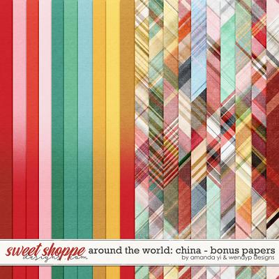 Around the world: China - Bonus Papers by Amanda Yi & WendyP Designs
