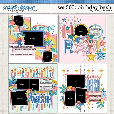 Cindy's Layered Templates - Set 303: Birthday Bash by Cindy Schneider Cindy's Layered Templates - Set 303: Birthday Bash by Cindy Schneider
