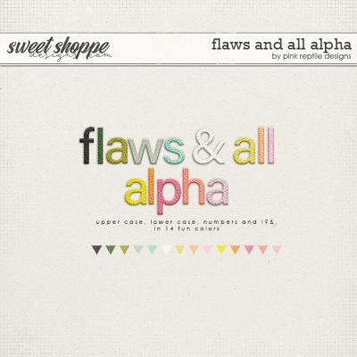Flaws and All Alphabet by Pink Reptile Designs