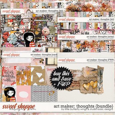 Art Maker: Thoughts {Bundle} by Little Butterfly Wings & Studio Basic
