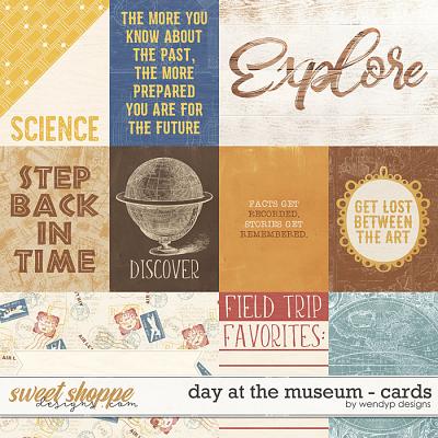 Day at the museum - cards by WendyP Designs