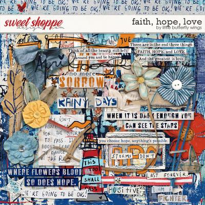 Faith, hope, love kit by Little Butterfly Wings