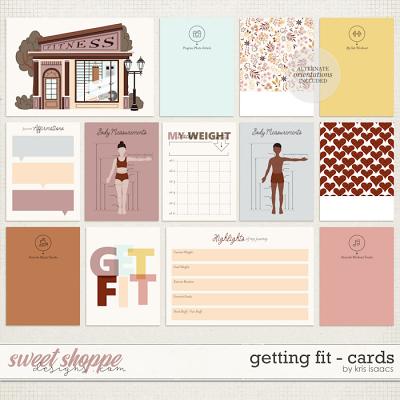 Getting Fit | Journal Cards - by Kris Isaacs Designs