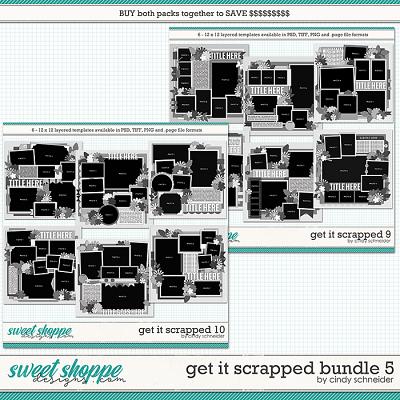 Cindy's Layered Templates - Get it Scrapped Bundle 5 by Cindy Schneider