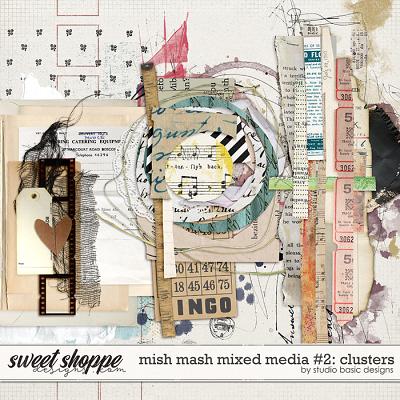Mish Mash Mixed Media #2 Clusters by Studio Basic