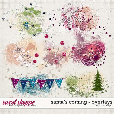 Santa's Coming - Overlays by Red Ivy Design