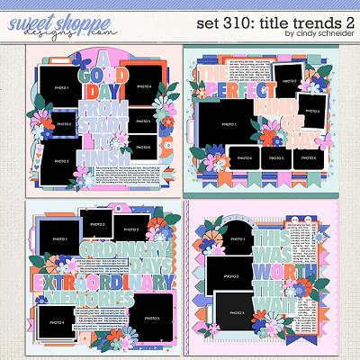 Cindy's Layered Templates - Set 310: Title Trends 2 by Cindy Schneider Cindy's Layered Templates - Set 310: Title Trends 2 by Cindy Schneider