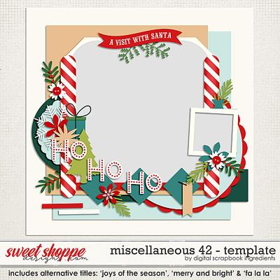 Miscellaneous 42 Template by Digital Scrapbook Ingredients