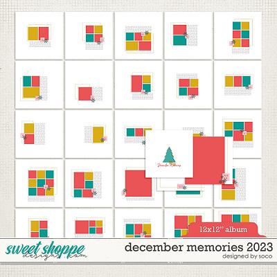 December Memories 2023: 12x12 Template Album | Designed by Soco December Memories 2023: 12x12 Template Album | Designed by Soco
