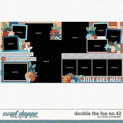 Cindy's Layered Templates - Double the Fun No. 42 by Cindy Schneider