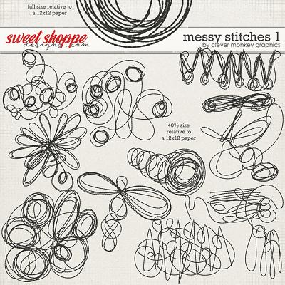 Messy Stitches 1 by Clever Monkey Graphics