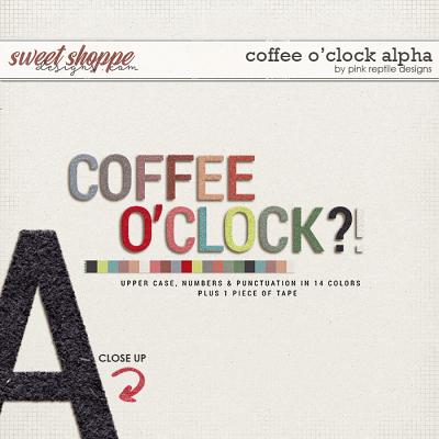 Coffee O'Clock Alpha by Pink Reptile Designs