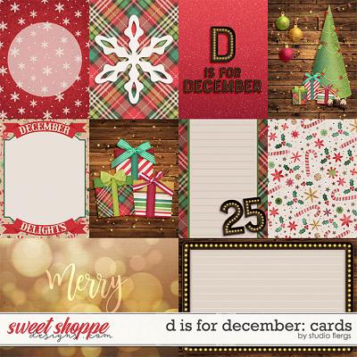 D is for December: CARDS by Studio Flergs