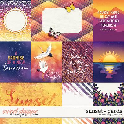 Sunset - Cards by WendyP Designs