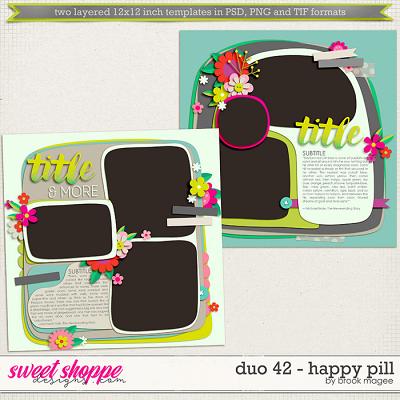 Brook's Templates - Duo 42 - Happy Pill by Brook Magee