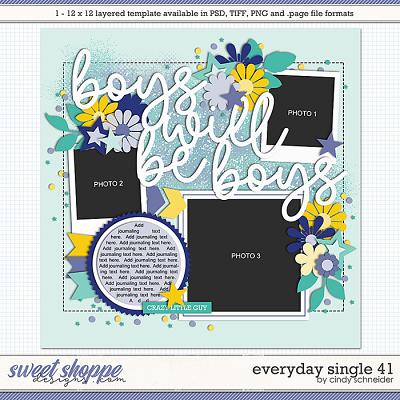 Cindy's Layered Templates - Everyday Single 41 by Cindy Schneider