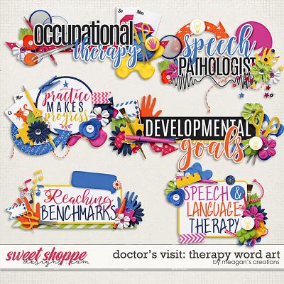 Doctor's Visit: Therapy Word Art by Meagan's Creations