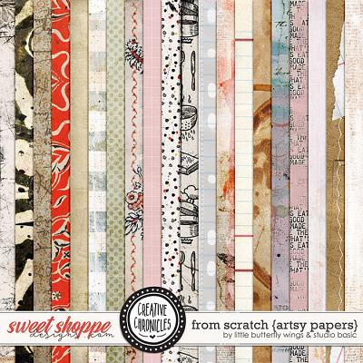 Creative Chronicles: From Scratch Artsy Papers by Little Butterfly Wings & Studio Basic Creative Chronicles: From Scratch Artsy Papers by Little Butterfly Wings & Studio Basic