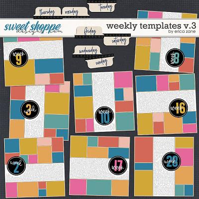 Weekly Templates v.3 by Erica Zane