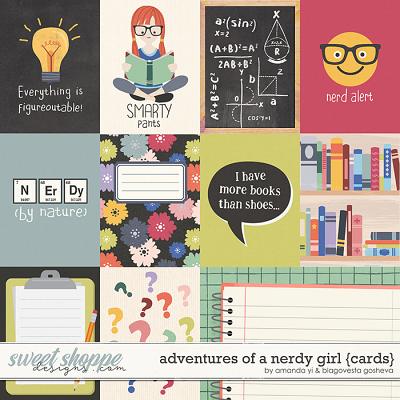 Adventures of a Nerdy Girl {cards} by Blagovesta Gosheva