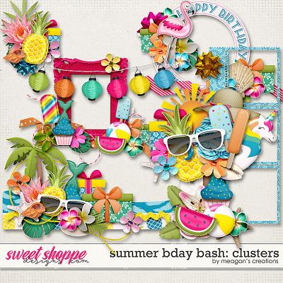 Summer Bday Bash: Clusters by Meagan's Creations
