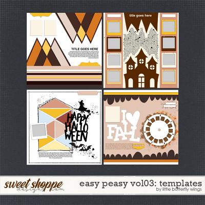 Easy Peasy vol03: templates by Little Butterfly Wings