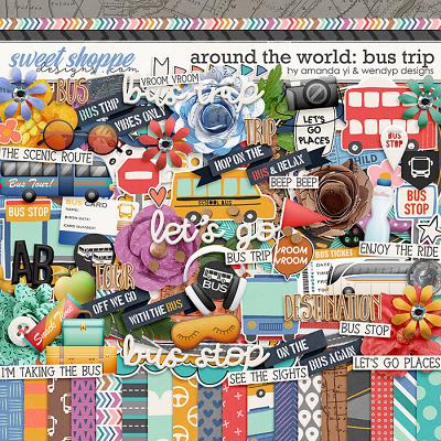 Around the world: Bus Trip by Amanda Yi & WendyP Designs