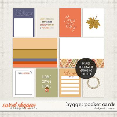 Hygge: Pocket Cards | Designed by Soco