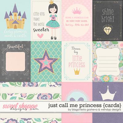 Just call me princess - cards by Blagovesta Gosheva & Wendyp Designs