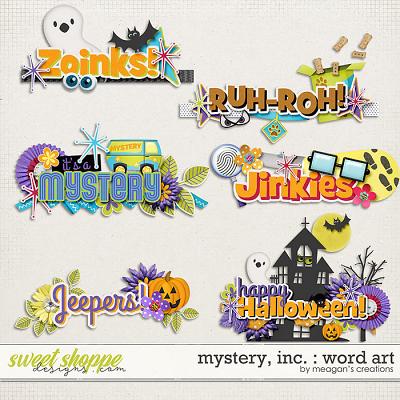Mystery, Inc. : Word Art by Meagan's Creations
