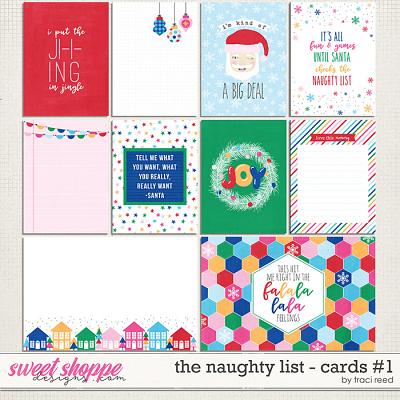 The Naughty List Journal Cards #1 by Traci Reed