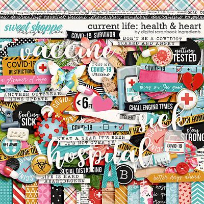 Current Life: Health & Heart by Digital Scrapbook Ingredients