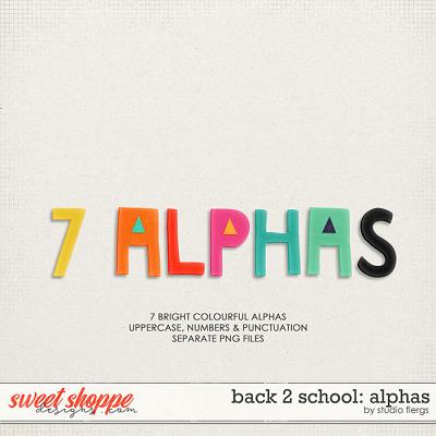 Back 2 School: ALPHAS by Studio Flergs