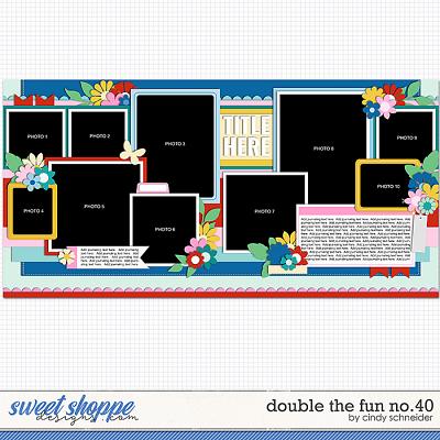 Cindy's Layered Templates - Double the Fun No. 40 by Cindy Schneider