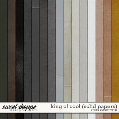 King of cool (solid papers) by Little Butterfly Wings