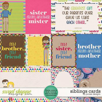 Siblings Cards by JoCee Designs