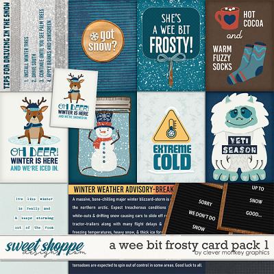 A Wee Bit Frosty Cards 1 by Clever Monkey Graphics