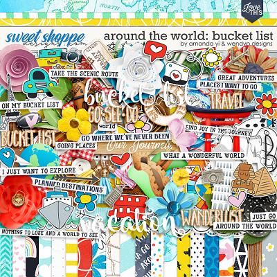 Around the world: Bucket list by Amanda Yi & WendyP Designs